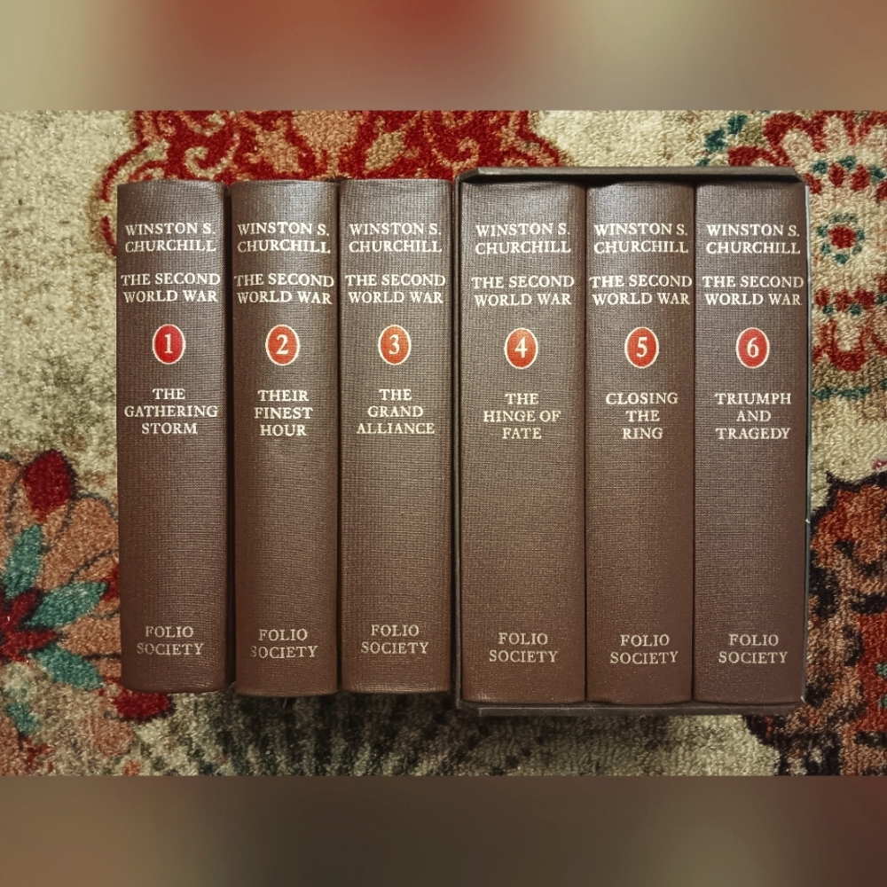 The Second World War by Winston Churchill, in six volumes (The Folio Society)